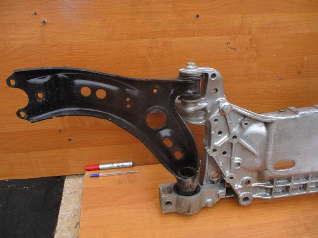 фото №11, Vw caddy seat skoda балка колыбель тележка подрамник перед 1k0199369f рычаги kpl