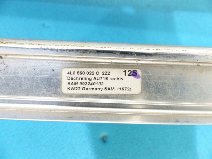 фото №7, Рейлінги дахові хром audi q7 4l 05-15