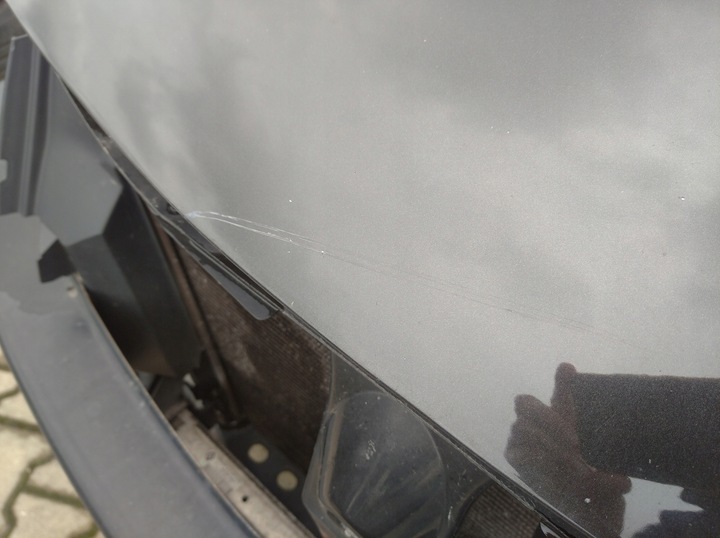 фото №12, Dacia sandero i 1 чорна капот кришка двигуна nv676