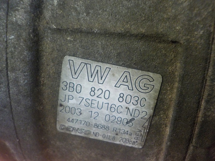 фото №5, Cayenne 3.2 v6 06r 250km bfd компресор кондиціонера 3d0820803c