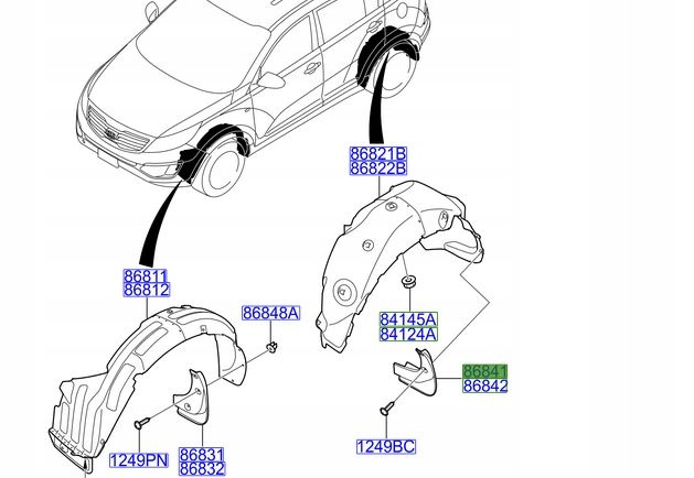 фото №1, Брызговик левый зад 10-15
