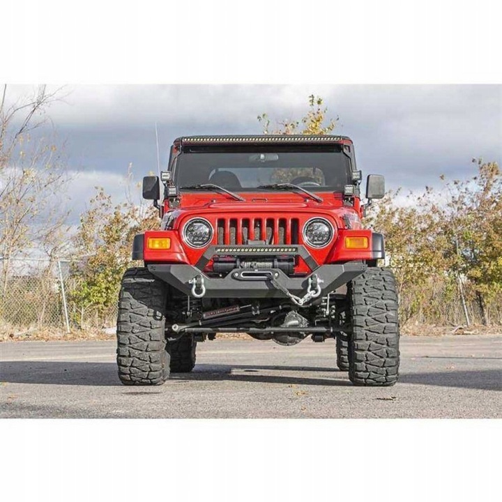 фото №7, Бампер переднее стальной перед з планка led 20" jeep wrangler tj 96-06r