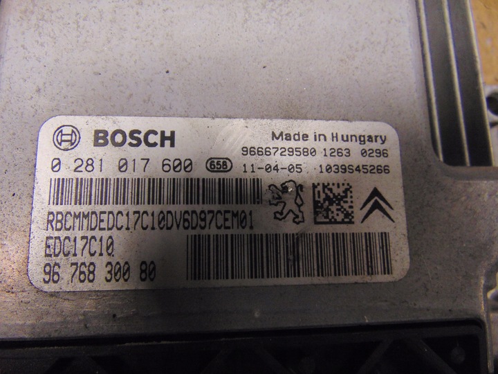 фото №12, Набор стартовый иммобилайзер citroen berlingo 2 ii 2008r- 1.6hdi европа