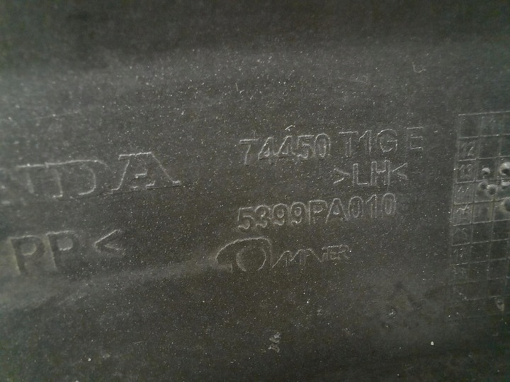 фото №9, Honda cr-v iv 12-18 планка крила задня зад лівий 5399pa910