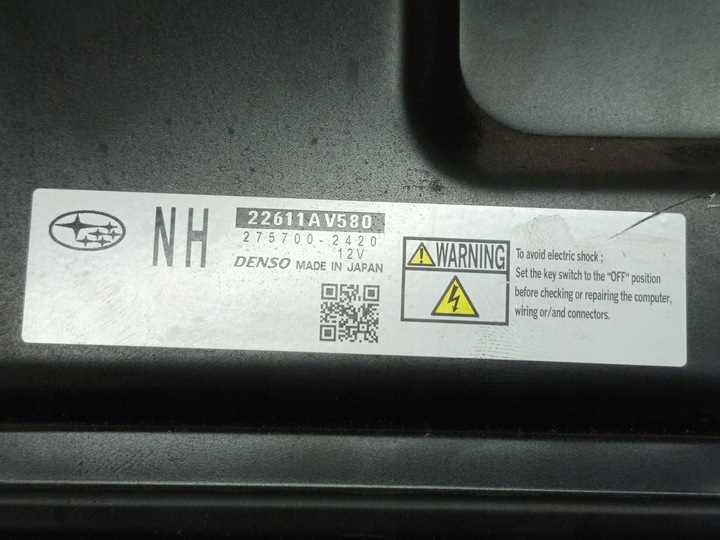 фото №6, Комп'ютер блок керування двигуна subaru forester iv sj 2.0d 22611av580