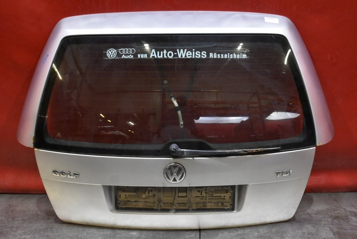 фото №1, Крышка багажника зад задняя серебряная vw golf 4 iv универсал 97-06
