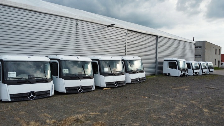 фото №14, Кабіна mercedes actros mp4 m-cab classic2.30 170mm pod камери