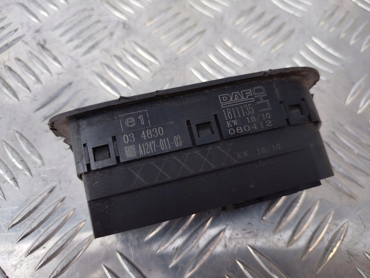 фото №3, Панель керування скло дзеркал кнопки daf xf 106