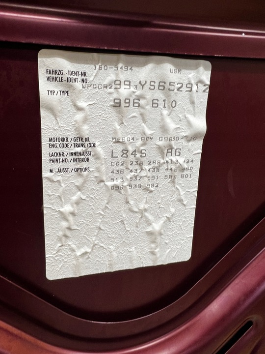 фото №12, Капот крышка двигателя перед передняя porsche boxster 986 carrera 996 l84s