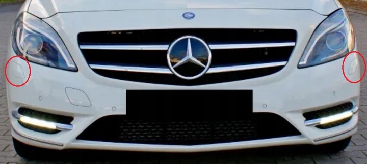 фото №16, Mercedes b w246 2011-2014 заглушки рамки омывателя l+p оригинал