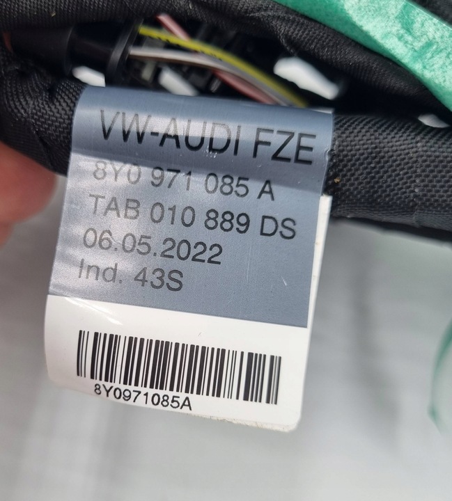 фото №8, Установка pdc бампера audi a3 s3 8y 8y0971085a жгут радар датчики pdc