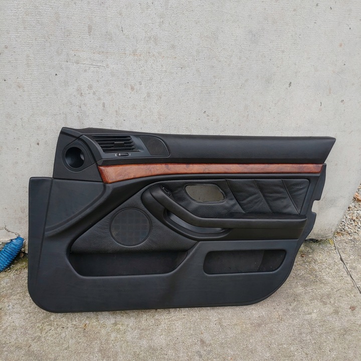 фото №8, Bmw e39 оббивка шкіряний двері шкіра чорна обшивки двері