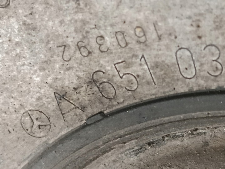 фото №7, Колесо пасове вала infiniti q30 qx30 mercedes w117 w246 w176 w156 2.2 cdi