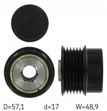 фото №1, Колесо пасове генератора skf vkm 03830