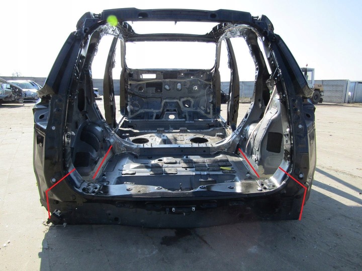 фото №1, X-trail iv t33 22r pas задний зад ванна багажник четверть задняя g41