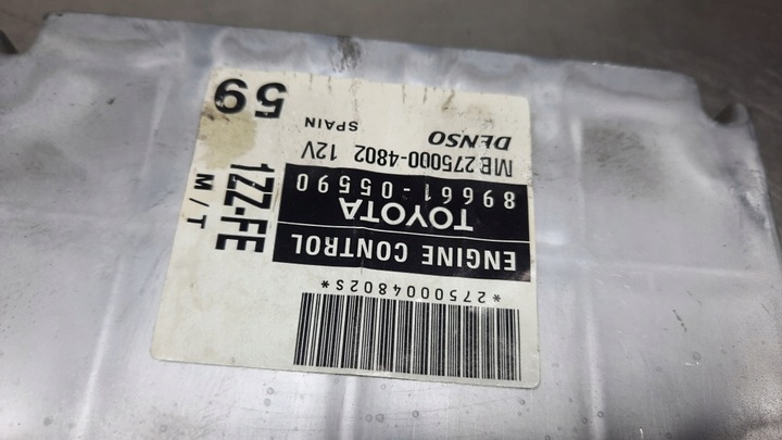 фото №5, Комп'ютер двигуна toyota avensis t25 03r 1.8b 89661-05590