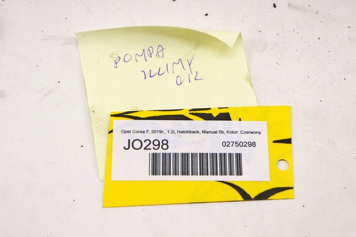 фото №8, Jo298 opel corsa f 1.2i компресор кондиціонера