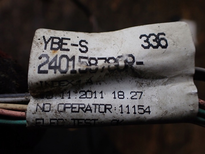 фото №10, Жгут датчиков зад зад renault grand scenic iii 11r 1.6 dci 240158780r