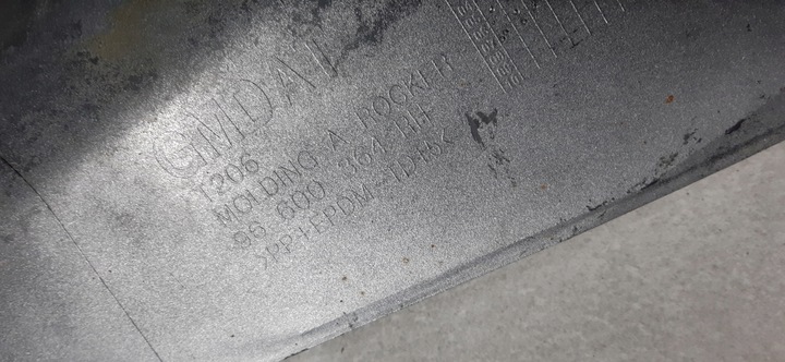 фото №5, Chevrolet kalos 3d hb порог правые i левый накладка порога правая 96600364rh