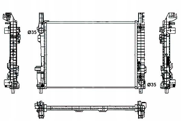 фото №2, Nrf радіаторів води mercedes a e-cell w169