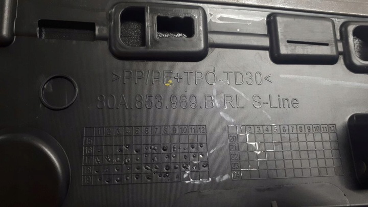 фото №7, Audi q5 s-line 2017-2021 планка двері ліва зад