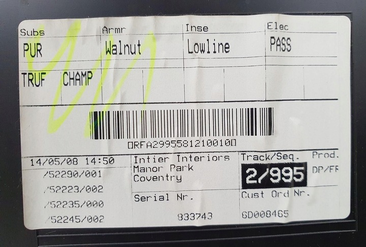 фото №7, Оббивка боковина праві перед jaguar xf x250 європа