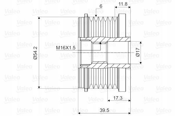 фото №10, Valeo 588062 генератор - зчеплення jednokierunkowe