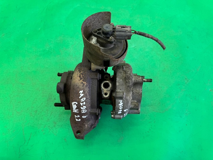 фото №3, Турбіна турбонагнітач vj44-1108 r2bh mazda 6 ii gh рестайлінг 2.2 mzr-cd 07-12