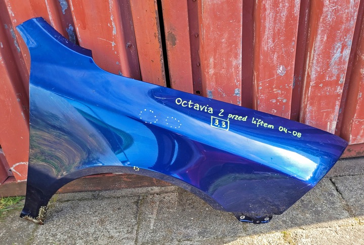 фото №1, Крыло переднее правые skoda octavia 2 ii передний рестайлинг 04-08