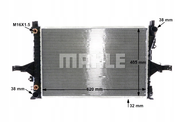 фото №9, Радіатор двигуна основний  volvo s60 i s80 i v70 ii xc70 i 2.0-3.0