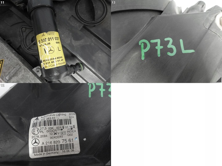 фото №12, Mercedes cl c216 amg 63 06-10 ксенон лампа чорна