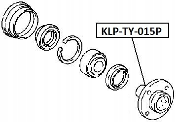 фото №2, Ступица колёса перед toyota corolla e10/11 92-01