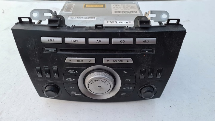 фото №1, Радио cd mp3 mazda 3 bl 09-13r запчасти варшава