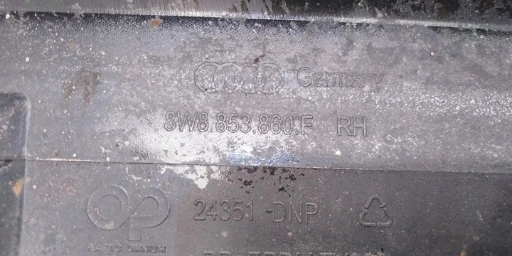 фото №9, Audi a5 8w8 sportback s-line порог правые планка 8w8853860f