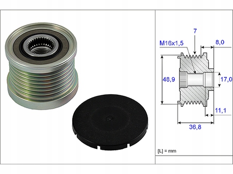 фото №2, Зчеплення генератора ina 535 0081 10