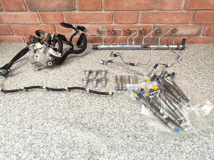 фото №15, Bmw f30 f10 f15 n57d30b 3.5d 313km система паливний форсунки насос друк