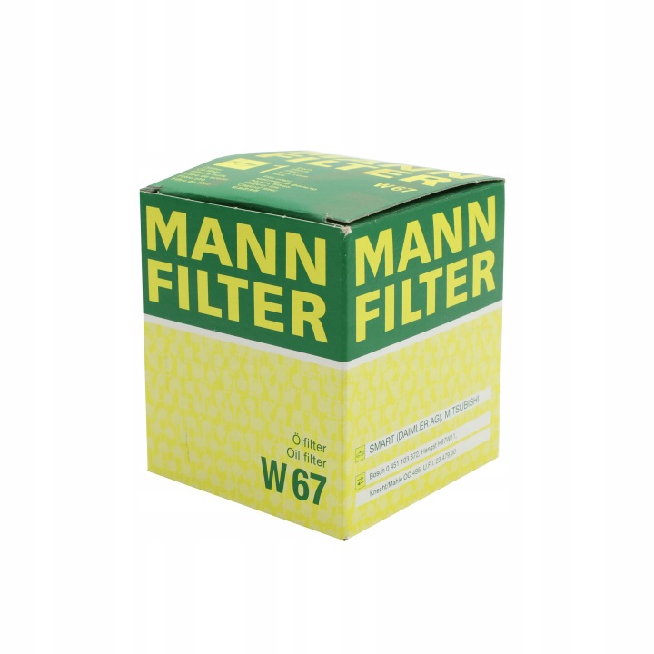 фото №16, Mann-filter w 67 фильтр масла