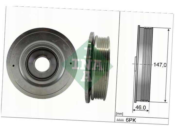 фото №2, Колесо пасове вала renault vel satis 2.2 trafic ii 2.5 avantime 2.2
