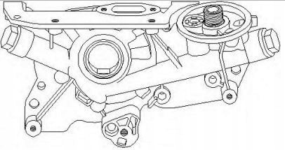 фото №16, Насос масла opel двигатель z18xe astra g 1.8 98- vectra b 1.8 95- zafira a 1.8