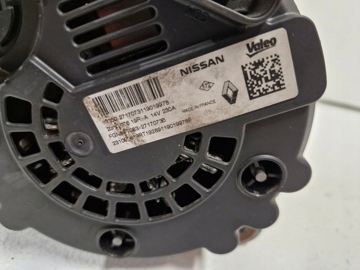 фото №8, Renault master 3 iii movano b 2.3 dci генератор 230a 231007619r