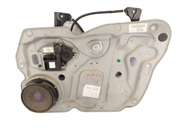 фото №1, Механізм підйомник двигунчик скла правий перед vw touran i 1t1, 1t2 mpv