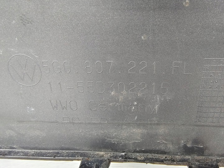 фото №7, Vw golf vii рестайлинг бампер перед 5g0807221fl