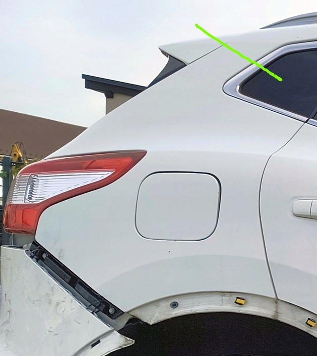 фото №9, Кришка задня камера скло 16r pas задній чверть права nissan qashqai ii j11