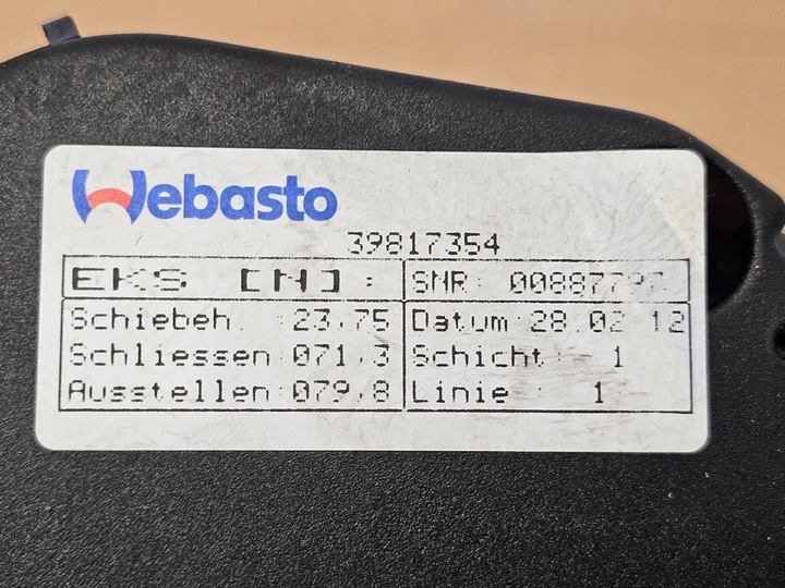 фото №7, Моторчик люк volvo v60 s60 39817354