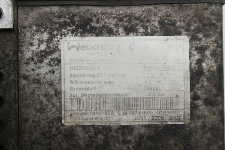 фото №9, Opel zafira b вебасто 1310185a