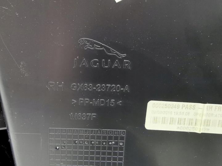 фото №13, Боковина дверь правый перед jaguar xf ii x260 eu