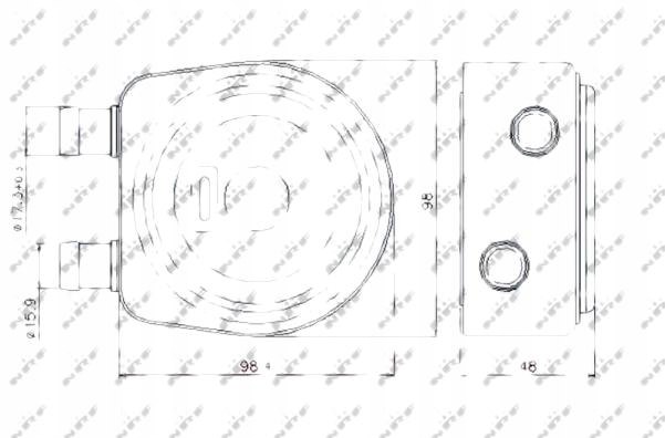 фото №11, Радіаторів масла nrf 31248