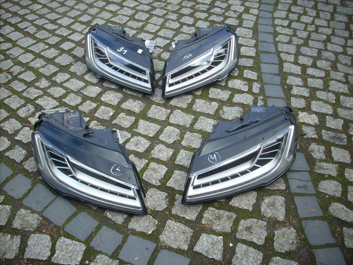 фото №1, Audi a8 d4 рестайлинг фары лампа matrix правый левый пара ew полный led