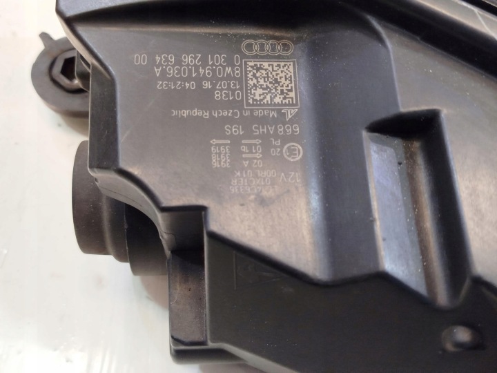 фото №9, Фара matrix полный led правая audi a4 b9 8w0 8w0941036a исправная легальная bdb
