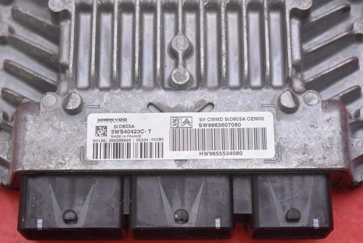 фото №7, Блок управления двигателя 5ws40423ct 5ws40167d-t peugeot 407 2.0 hdi 136 km 08-10